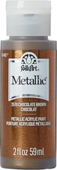 Durable Waterproof Chocolate Brown Metallic Paint – 2 oz for Multiple Surfaces