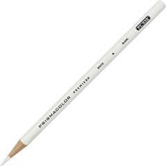 3365 Premier Soft Core Colored Pencil, White (Pack of 12)
