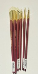 ARTISTS PAINT BRUSH’S New lot of 25 Pure Synthetic Rounds, Filbert’s, &Brights