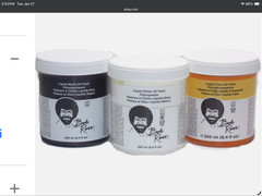Bob Ross 3-Piece Basecoat Set – White, Black, Clear, 8.4 oz. Each
