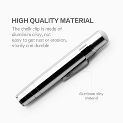 RALIS Aluminum Alloy Chalk Holders for Teachers & Classroom Use (2-Pack)