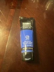 NEW ⭐️ Liquitex BASICS Acrylic Paint 4oz Cobalt Blue Hue 1046-170