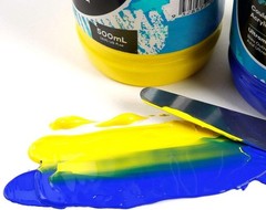 Acrylic Paints, 500ml Bottles, 12 Colors