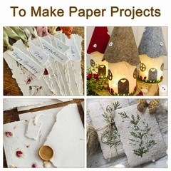2 Pcs Paper Making Screen Wooden Paper Making Mould 13.4×9.8 Inch