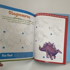 Walter Foster Learn to Draw Dinosaurs Step-by-Step Cartooning Instruction Book