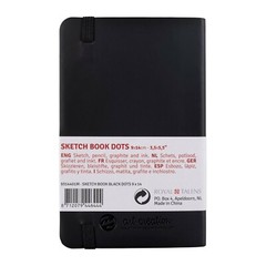 Dotted Sketchbook Art Creation 80 Sheets 80gsm Soft Black Cover – Royal Talens