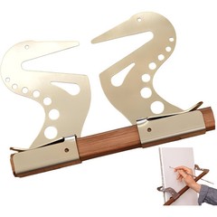 Adjustable Easel Hand Rest Support Bar Artist Hand Support Bridge Metal Wrist