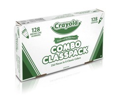 Crayola Crayons Washable Markers Classpack 256Ct Teacher Classroom Must Haves