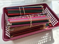 Lot 120 + Vintage Art Colored Pencils Berol Prang Mogol The Fine Touch Dixon