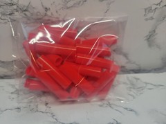 Nonstick Silicone Sleeves for Epoxy/Resin Pen Turner Attachment Red 30 Ct