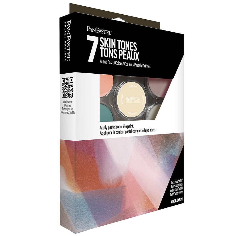 “Skin Tone Artist Pastels Set – 7 Professional Colors in Unique Pan Format”