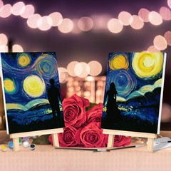 Date Night Idea Painting Kit for Couples Sip and Paint Kit for Adults Couples…