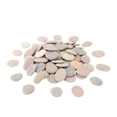 about 97 Pcs 102 Pcs18.2 Pounds Painting Rocks2.26″3.49″ River Rocksflat Sto
