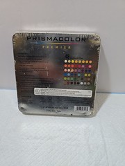PRISMACOLOR PREMIER COLORED PENCILS Set of 48 in Metal Tin Drawing FINE ART EUC
