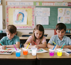 12 Packs No Spill Paint Cups with Lids for Kids Toddlers, Large Paint Water Cup