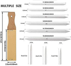 N NOROCME 12 PCS Blending Stumps and Tortillions Paper Art Blenders with Sandpap