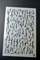 Camo Stencils for Spray Paint Duck Jon Boat Stencils Camouflage Bark Army Design