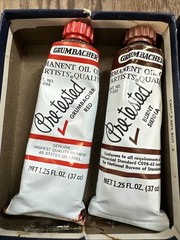 Grumbacher Pre-Tested Permanent Oil Paint Grumbacher Red P 095 Burnt Sienna P023