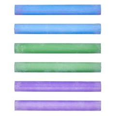 12 Packs Chalkboard Chalk Assorted Colors Dustless Smooth Laydown Sticks New USA