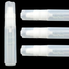 4pcs Empty Acrylic Markers 10mm Blank Flat Head Graffiti Markers White Fillable