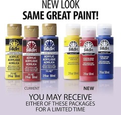 2 oz Folkart Acrylic Paint in Coffee Latte – Beautiful Matte Finish for Crafters