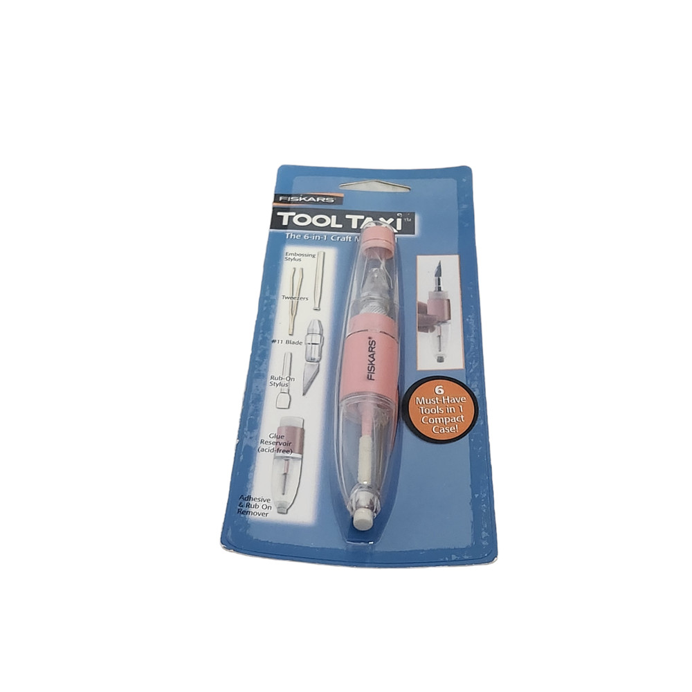 2006 Fiskars Tool Taxi The 6 in 1 Craft Multi Tool Compact Case Crafts Scrapbook