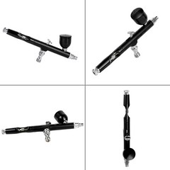 Dual Action Gravity Feed 0.3mm Gun Spray Airbrush Nail Art Paint Tattoo Tool Set