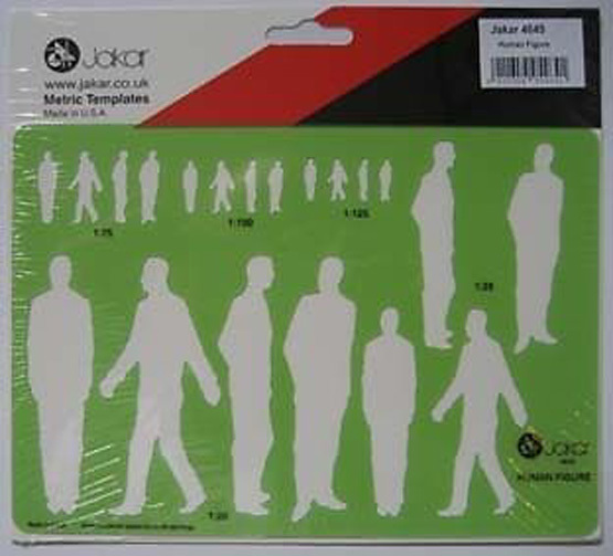 Jakar Template 4645 – Human Figure /Male People Stencil