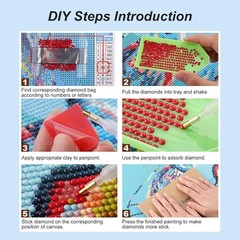 Paint by Numbers Kit DIY Canvas Painting Set for Adults Kids Home Decor Gift DIY