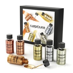 Gilding Paint Set – Liquid Leaf Paint in Gold, Silver, Bronze, Copper, White Gol