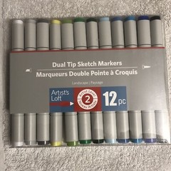 ARTISTS LOFT 691928 LEVEL 2 DUAL TIP SKETCH MARKERS ARTIST NEW