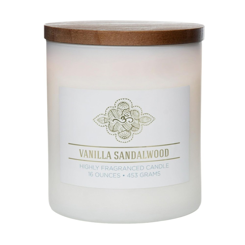 Carolina Vanilla Sandalwood Scented Candle, 16 oz 16 oz,