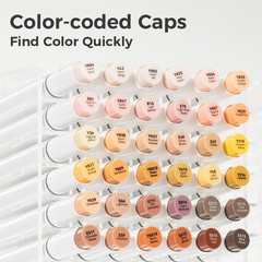 24 Skin Tone Alcohol Markers – Dual Brush & Fine Tips for Artists – Refillable,