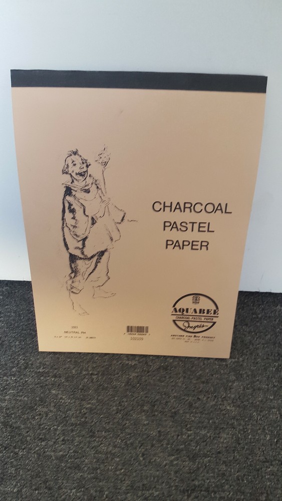 6pcs Vintage Aquabee Bee Charcoal and Pastel Paper Pad 9×12–25 Sheets
