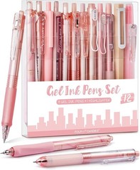 Comfortable & Stylish Gel Pens – 12-Piece Set for Ultimate Writing Experience