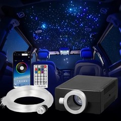 Starlight Headliner Kit, 150 pcs 0.03 in 6.5 ft, 16W Fiber Optic Star Ceilin…