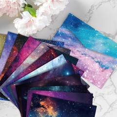 48pcs Galaxy Scrapbook Paper 12’’ x 12.99 inches x inches,