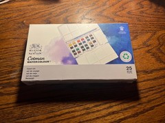 Winsor & Newton Cotman Watercolour Travel Set, 25pc New In Package Artist Set