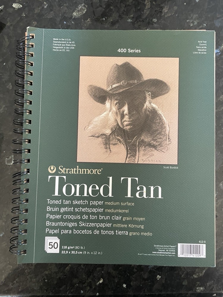 400 Series Sketch Pad, Toned Tan, 9×12 inch, 50 Sheets – Artist Sketchbook fo…