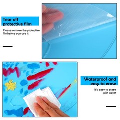 4PCS Paint Pallet Clear Premium Acrylic Paint Palette, Easy Clean Transparent No