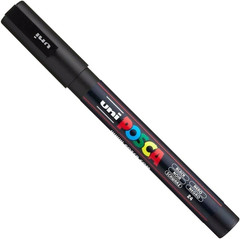 Uni Posca PC-3M Black Paint Markers – Pack of 3 (Imported from Japan)