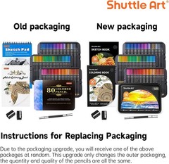 Complete 80-Color Soft Core Pencil Set with DIY Chart – Ideal for Artists & Kids