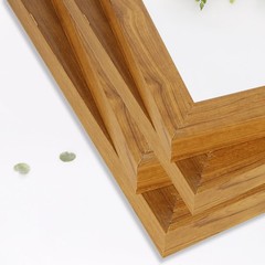Floater Frame Solid Walnut 2 Pack 12×16 Inch 0.6” Deep Wall Art Frame