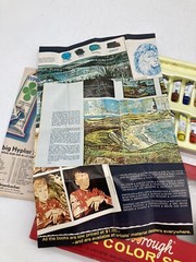 Vintage Grumbacher Artists Oil Colors Paints Set No. 309 + Book/paperwork