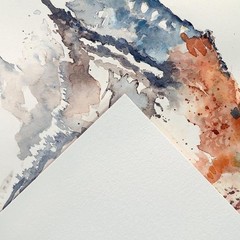 CANSON XL Watercolour 300gsm A4 Paper, Cold Pressed, Spiral Pad Short Side, 30 W
