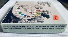 Vtg Shiva Markal Artists Paintstik Solid Oil Paint 6 Sticks Quilting Set Unused