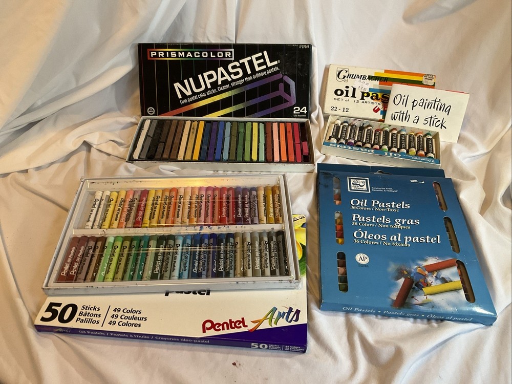 Pentel Prismacolor GRUMBACHER Lowe Cornell Nupastel Oil Pastels