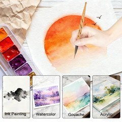 1 PC Professional Kolinsky Sable Watercolor Brush Round Paintbrush Handle