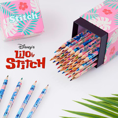Stitch Colored Pencils for Kids Adults 72 Kawaii Coloring Pencils Art School Sup