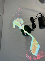 Missyou MS4 YW USA 42cm 16.5″ Party 3D Hologram Fan With Manual